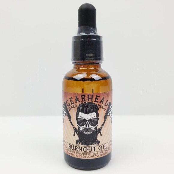 Burnout Oil Vanilla Tobacco Men's Grooming Beard and Mustache Oil 30ml Bottle - Picture 4 of 6